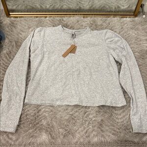 SKIMS New Vintage Cropped Long Sleeve Top